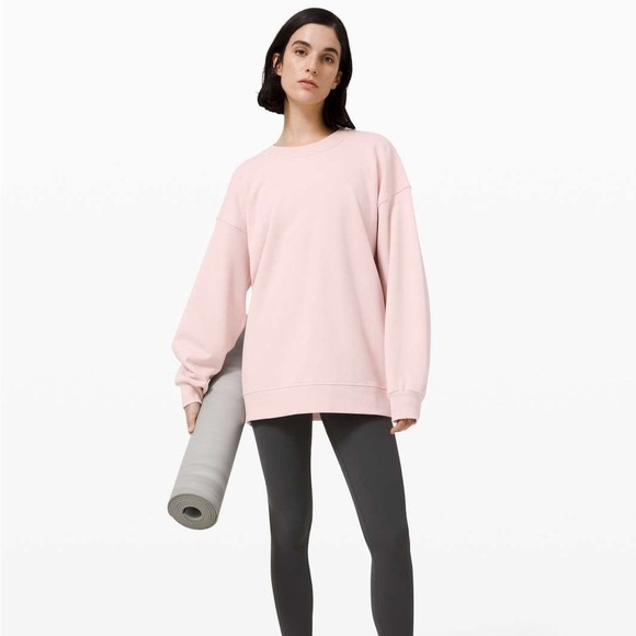 Lululemon Perfectly Oversized Crewneck Sweatshirt Pino - Picture 2 of 11